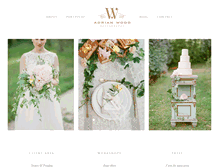 Tablet Screenshot of adrianwoodphotography.com